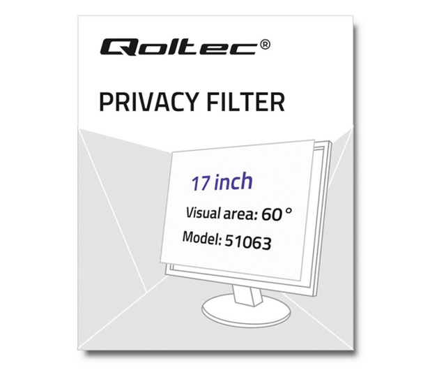 Qoltec Filtr prywatyzujący 17" | 5:4 - 1243545 - zdjęcie 3